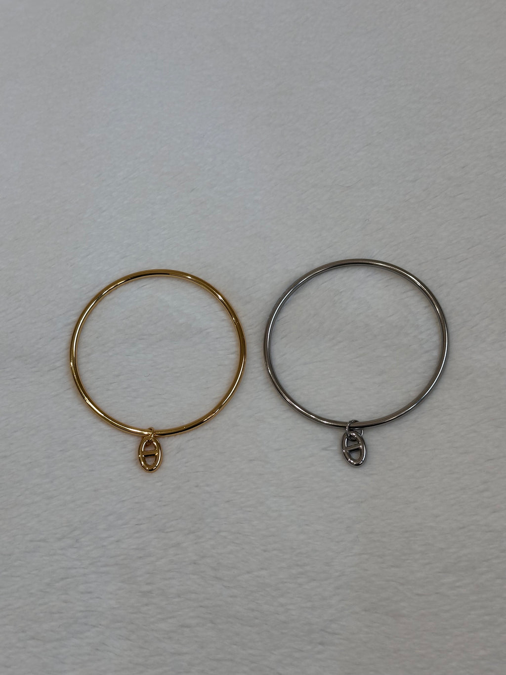 Jonc breloque maille marine