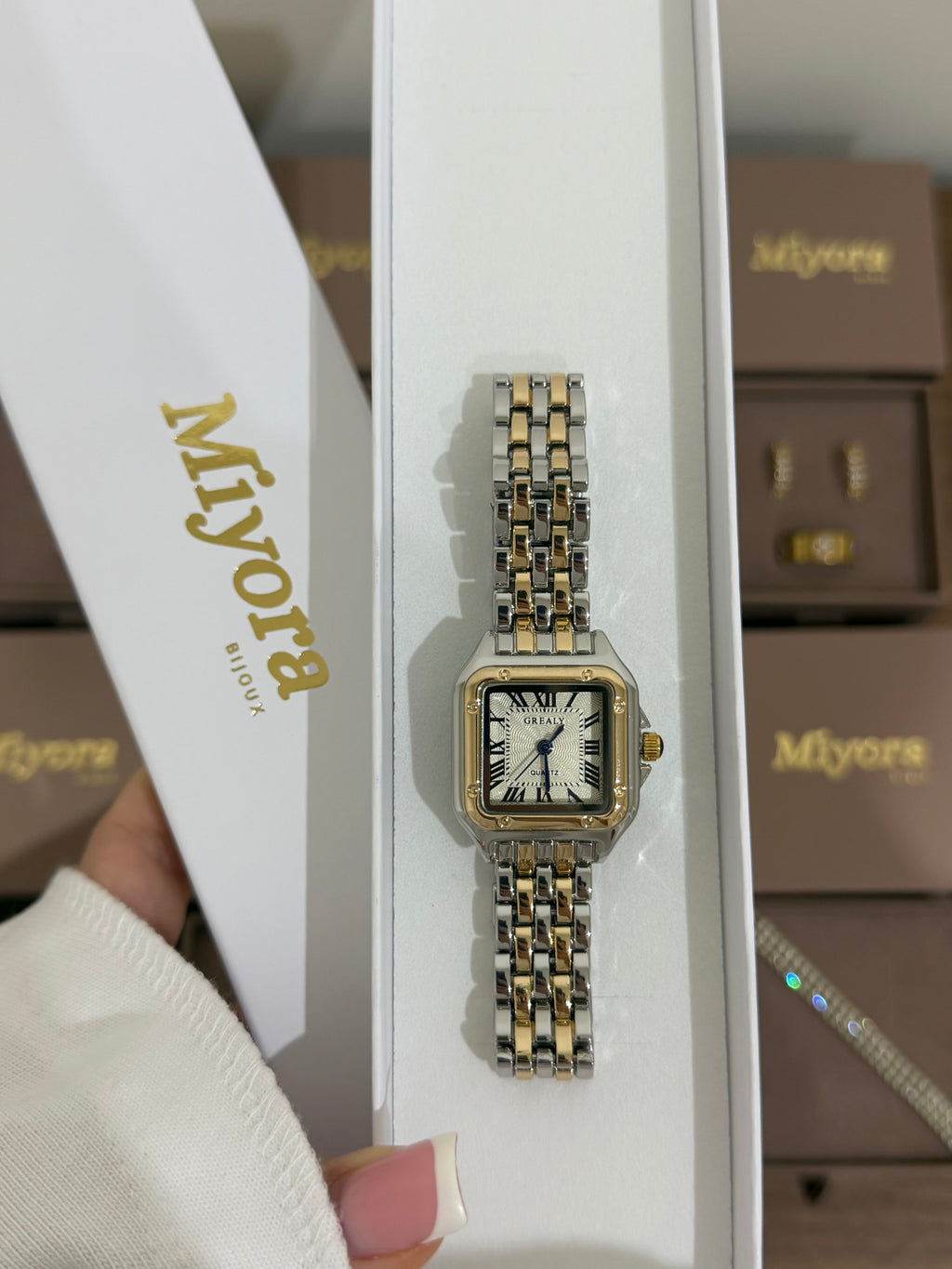 MONTRE NINA BICOLORE