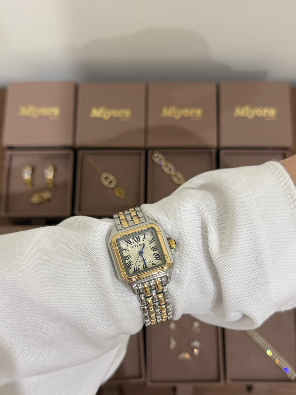 MONTRE NINA BICOLORE