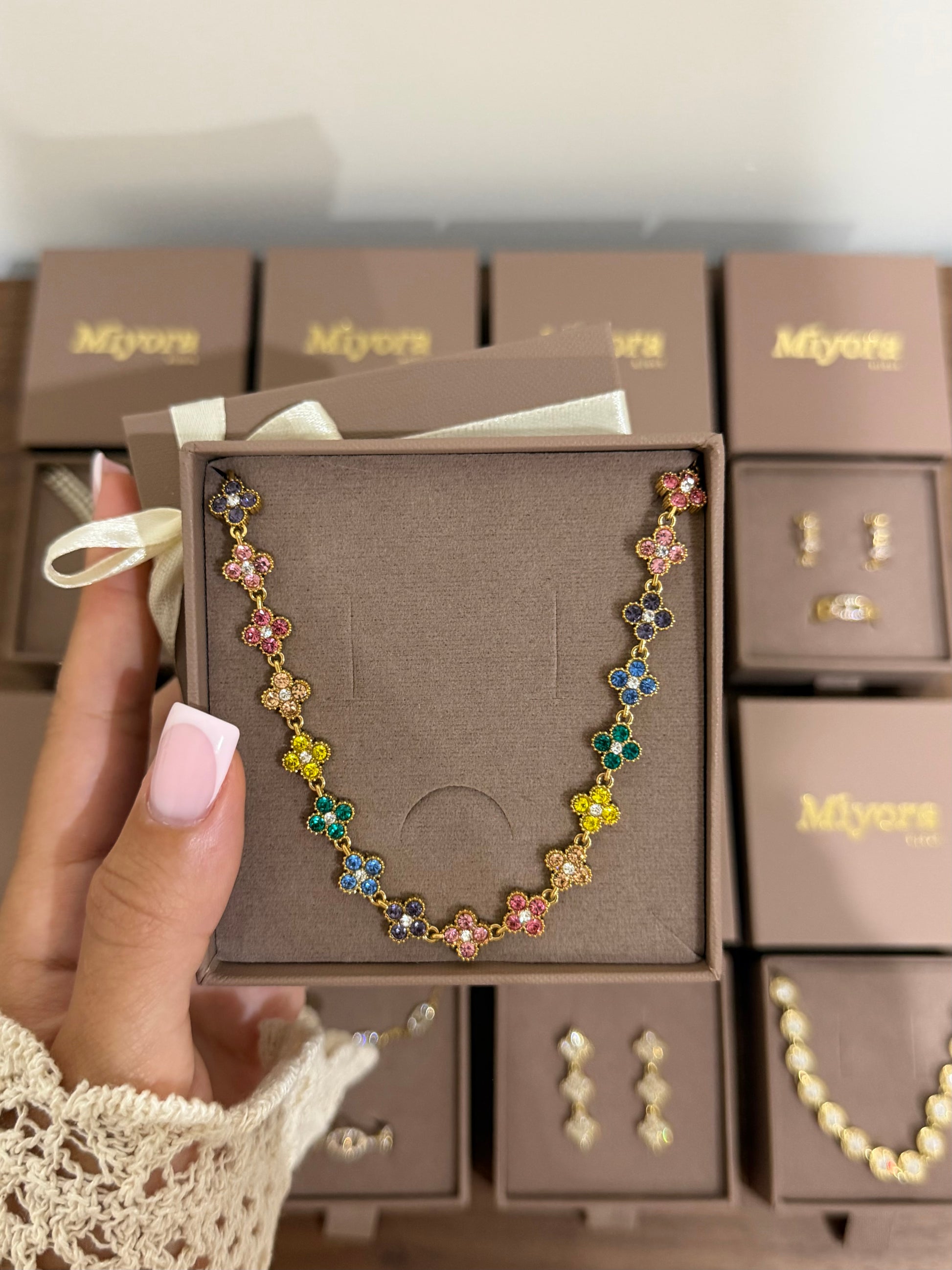 COLLIER LAAM MULTICOULEUR